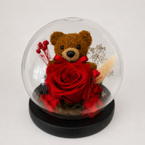 Rosa Eterna con Osito